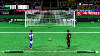 EA FC25  Bengaluru FC Vs Hyderabad FC Penalty Shootout  ISL Indian Super league [upl. by Eiliah]