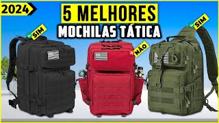 As 5 Melhores Mochila Tática Em 2024 [upl. by Leitman781]