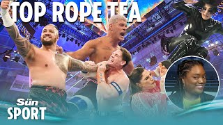 Top Rope Tea Logan Pauls US title win Kairi Sanes epic return and more [upl. by Nna]