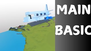 MAIN BASICS OF MAKING A PLANE IN Plane Crazy [upl. by Yedorb]