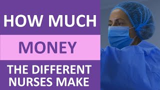 Nurse Salary How Much Money Different Nurses Make in the US [upl. by Solberg]