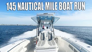 145 Nautical Mile Boat Run From Hillsboro Inlet to Lower Florida Keys [upl. by Mot]