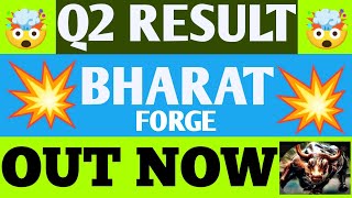 Bharat Forge Q2 Results 2025  Bharat Forge Results Today  Bharat Forge share news today [upl. by Gnouh]