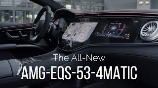 The All New AMG EQS 53 4MATIC Footage Design [upl. by Naillig]