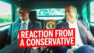 Obama Appears in Jerry Seinfelds Comedians in Cars Getting Coffee Conservative Reaction [upl. by Nihahs]