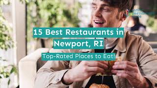 15 Best Restaurants in Newport RI [upl. by Eihs]