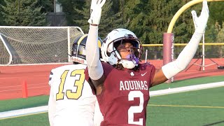 Football Frenzy Aquinas stifles UPrep McQuaid survives thriller [upl. by Doersten]