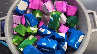 SPED UP Dyed Chunks in Bucket [upl. by Alwitt]