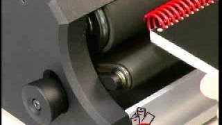 GBC CC2700 Modular Electric Spiral Coil Inserter Versatility [upl. by Ardnuhsor]