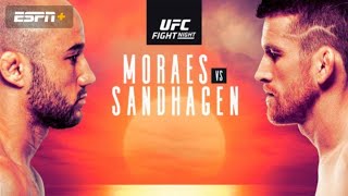 UFC FIGHT ISLAND 5 LIVE MORAES VS SANDHAGEN LIVE STREAM amp FULL FIGHT NIGHT COMPANION [upl. by Glarum]