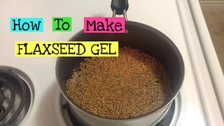 How to make FLAXSEED GEL with roasted flaxseeds [upl. by Fitts]