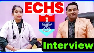 ECHS Interview l The ExServicemen Contributory Health Scheme Interview questions l PD Classes [upl. by Georg]