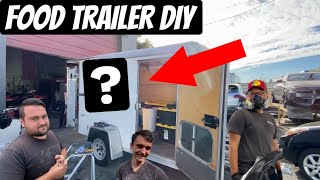 DIY WELLS CARGO INCLOSED TRAILER FOOD TRUCK BUILD EPIC RESULTS [upl. by Anomer601]