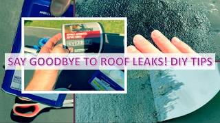 How to Repair Roof Leaks StepbyStep Guide for Rubber and General Roofs [upl. by Eilojne]