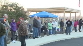 Voters line up in York County Pennsylvania [upl. by Marba]