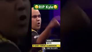 🚨RIP 9 Darter Kyle Anderson Darts World Championship Darts 🤩 Dart WM [upl. by Braynard]