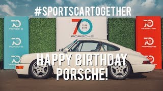 Celebrating Porsches 70th Birthday at PECLA and South Bay Porsche [upl. by Atiruam437]