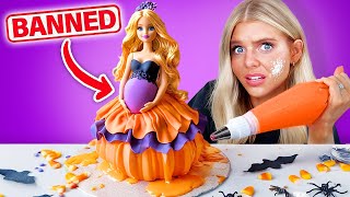 I Turned BANNED Kid Toys into Halloween Cakes [upl. by Omiseno]