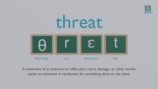 How to pronounce threat [upl. by Dorren]