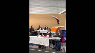 2023 Sweetheart Invitational vault routine 9100 [upl. by Yrrag]