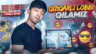 QIZIQARLI LOBBI QILAMIZ  SHORTs STRIM 🔥PUBG MOBILE [upl. by Sanfo40]