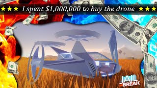 Buying the drone for 1000000 in jailbreak Roblox [upl. by Ereveniug]