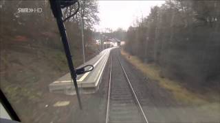 Erste Fahrt auf reaktivierter Bahnstrecke  Baumholder  IdarOberstein  SWR HD [upl. by Ansela994]