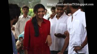 Movie Naan Sigappu Manithan First Look  Lakshmi Menon and Vishal Lip lock scene [upl. by Lleuqram]