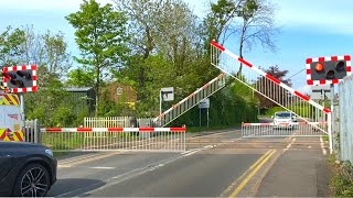 Stallington Road Level Crossing Staffordshire [upl. by Nohsar406]