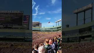 V22 Osprey Lambeau Field Fly Over [upl. by Norted]