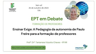 EPT em Debate Formação de Professores [upl. by Derwon937]