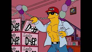 Simpson 15x17 Duffman repartiendo Lady Duff [upl. by Dorice]