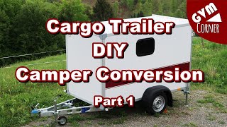 Small Cargo Trailer DIY Camper Conversion  Kleiner Kofferanhänger wird zum Wohnwagen PART 13 [upl. by Ytisahc251]