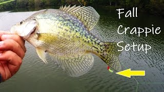 Catch more Fall Crappie with this rig Triple Crappie Jigs EP18 of 30 Day Challenge [upl. by Kearney]