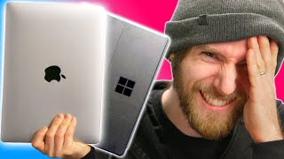 How did Microsoft screw this up  Surface Pro X SQ2 vs M1 Macbook Air [upl. by Nonahs]