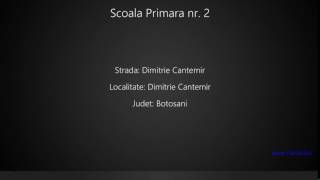 Scoala Primara nr 2 Dimitrie Cantemir [upl. by Nnylyaj]