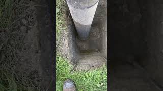 hydrovac excavation satisfying satisfyingvideo oddlysatisfying asmr operator excavator up [upl. by Lehacim]