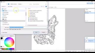 How To Create An Adult Coloring Book Using Google Slides To Upload To Createspace [upl. by Staal792]