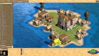 Scenario Editor Timelapse 007 Carthago Nova 33 Age of Empires 2 [upl. by Nallek465]