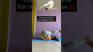 How to do Halasanayoga halasana health fitness youtube ess [upl. by Arabela214]