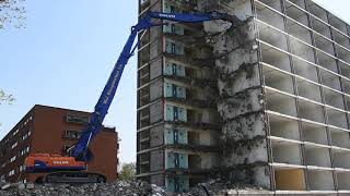 Volvo EC 460C HR high reach demolition  A Mol Sloopwerken BV [upl. by Dodie]