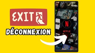 Comment se déconnecter de son compte NETFLIX sur MOBILE [upl. by Rouvin]