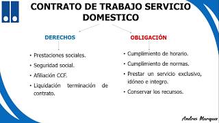 Servicio domestico normatividad y liquidacion de contrato y prestaciones sociales [upl. by Neelav]