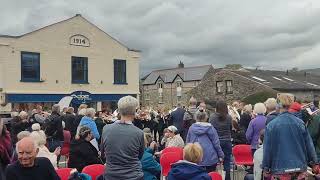 Kirkby Lonsdale Brass Band Contest 2024  Massed Band  March Colonel Bogey [upl. by Aratihc]