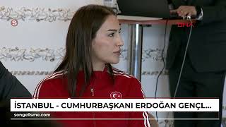 İstanbul  Cumhurbaşkanı Erdoğan gençlerle biraraya geldi  1 [upl. by Aicire309]