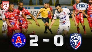 Alianza  San Carlos 20  GOLES  Cuartos de final Ida  Liga CONCACAF [upl. by Porche]