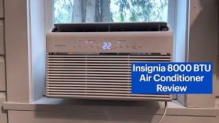 Insignia 8000 BTU Air Conditioner Review [upl. by Pooley966]