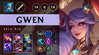 Gwen Mid vs Zed Unstoppable  EUW Challenger Patch 1421 [upl. by Morna]