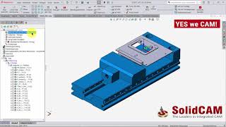 SolidCAM 2021 – Neue Werkzeugverwaltung Adapter und Halter hinzufügen [upl. by Filomena]