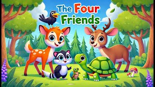 The Four Friends  Fun amp Heartwarming Bedtime Story  Reading for Kindergarten ReadAloud for Kids [upl. by Bevus]